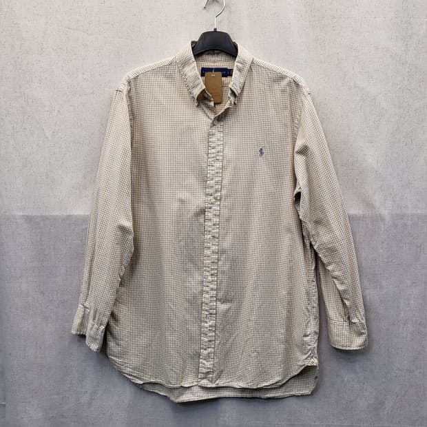 폴로 랄프로렌 체크 긴팔 셔츠