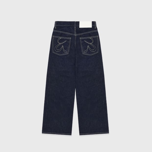 글로니 901 로우라이즈 진 LOW-RISE WIDE LEG JEANS