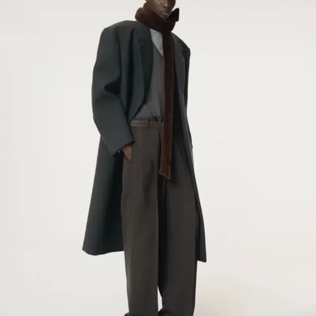 렉토 25fw 싱글코트 카키 L