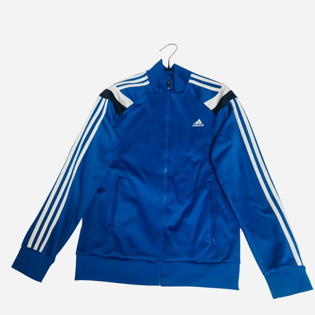 💙adidas 블루 트랙탑💙 79(S) 사이즈 / 삼선 정품 집업