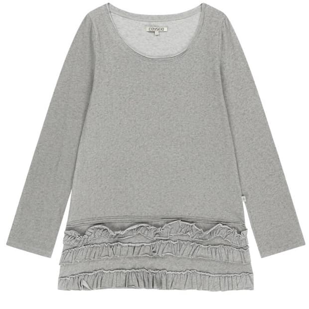 코이세이오 26SS 바텀 멀티플 프릴 드레스