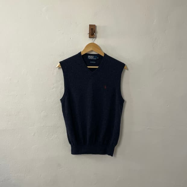 폴로 니트 베스트 