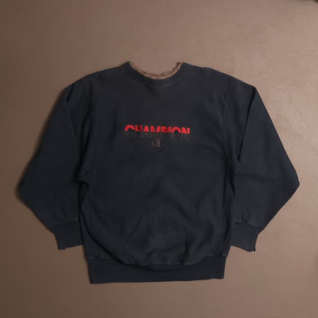 90's 챔피온 리버스위브 로고 스웻셔츠 A1752