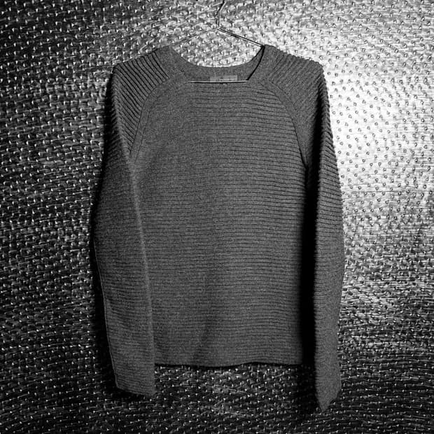 우영미 플리츠 니트