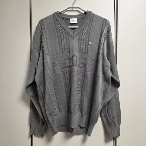 Lacoste 라코스테 그레이 니트 L(100)