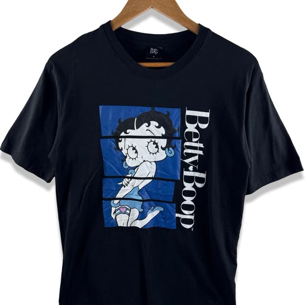 베티붑 블랙 프린팅 티셔츠2559
