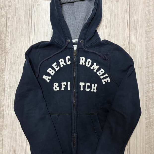아베크롬비 후드집업 네이비 양홍원 m