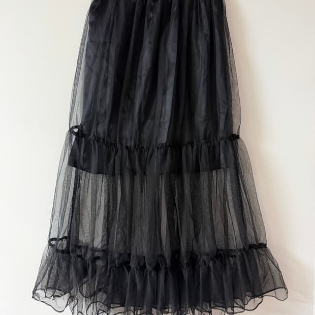 새상품 여자 롱 캉캉스커트