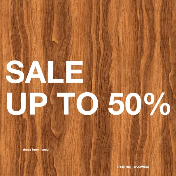 * SALE UP TO 50% OFF