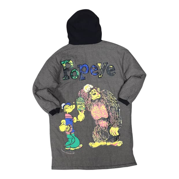 ✨ (바배) 뽀빠이 누빔 후드 점퍼