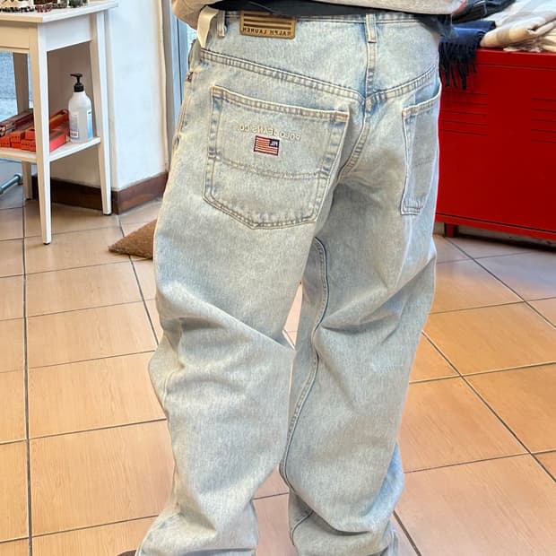 00‘s 폴로진스 데님팬츠 34in