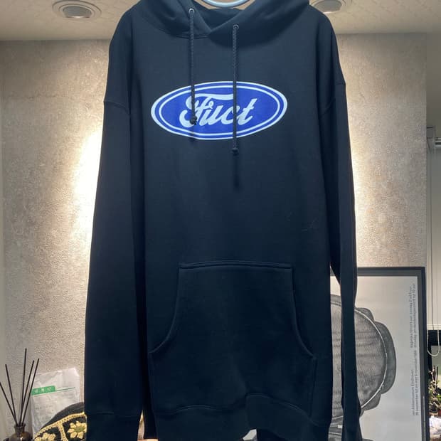 FUCT OVAL LOGO HOODIE BLACK