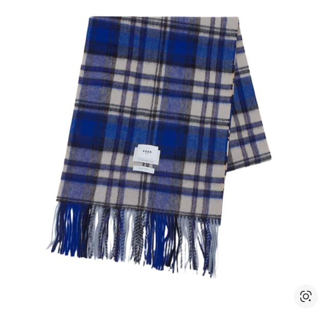 아더에러 레빈트 플레이드 머플러 블루