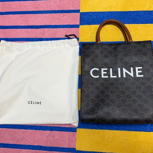 셀린느 트리오페 카바스백 스몰 토트백