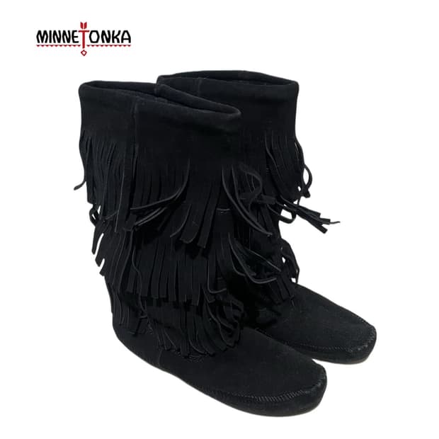 미네통카 프린지 부츠 6 (230)