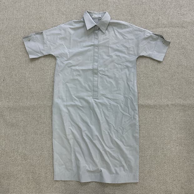 S 막스마라 여름 셔츠 원피스 0409D