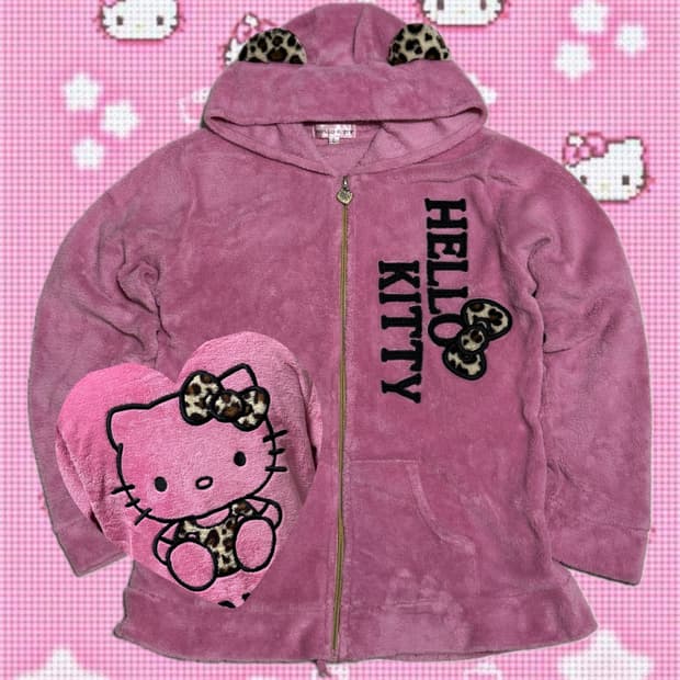 🎀 Japanese Vintage 헬로키티 후드 집업 🎀