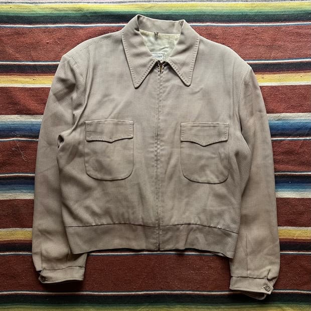 50s USA Rockabilly Gabardine Jacket