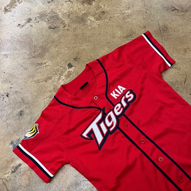 [85] 기아 타이거즈 야구 유니폼 레드 b14