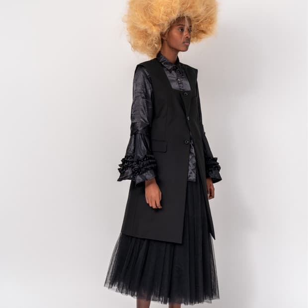 Sheer Layered Tulle Skirt