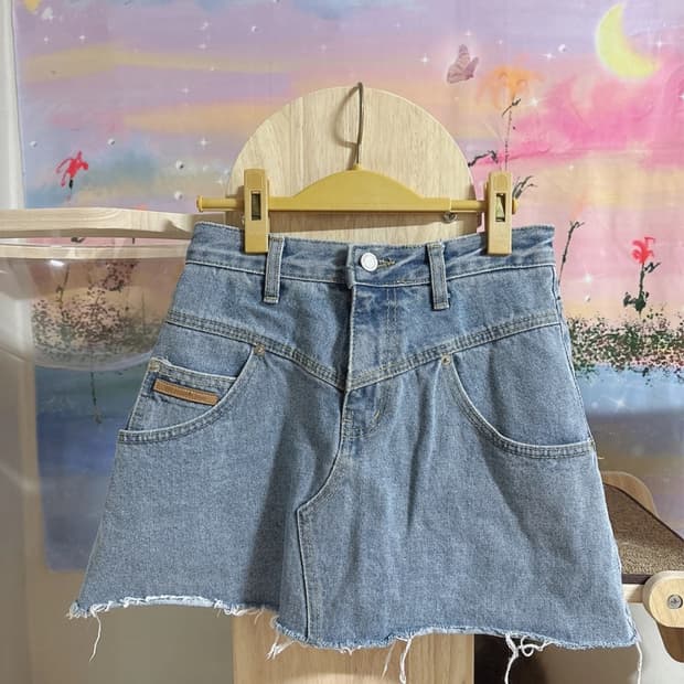 패치 연청치마바지 (정가 48,000)거의새옷