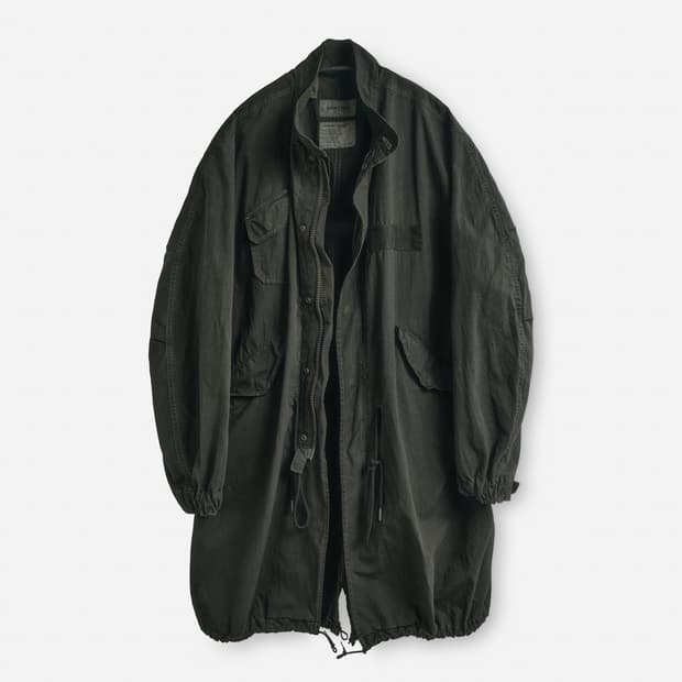 (S) 이얼즈어고 m65 설퍼다이드 피쉬테일 오버다이드 카키