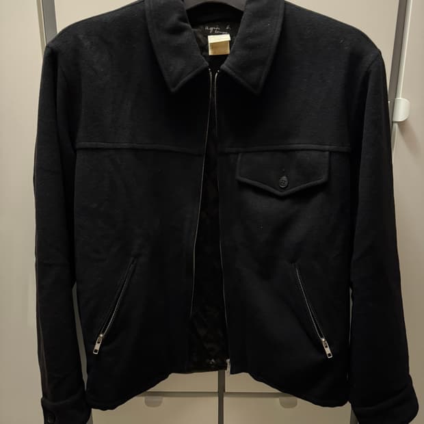 90s agnes b homme cashmere+wool  jacket