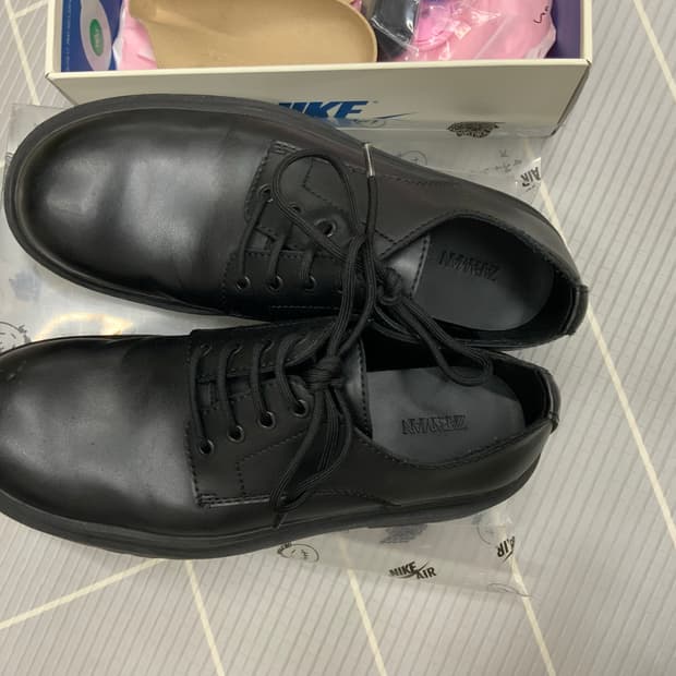 ZARA 남성 더비슈즈 280 블랙