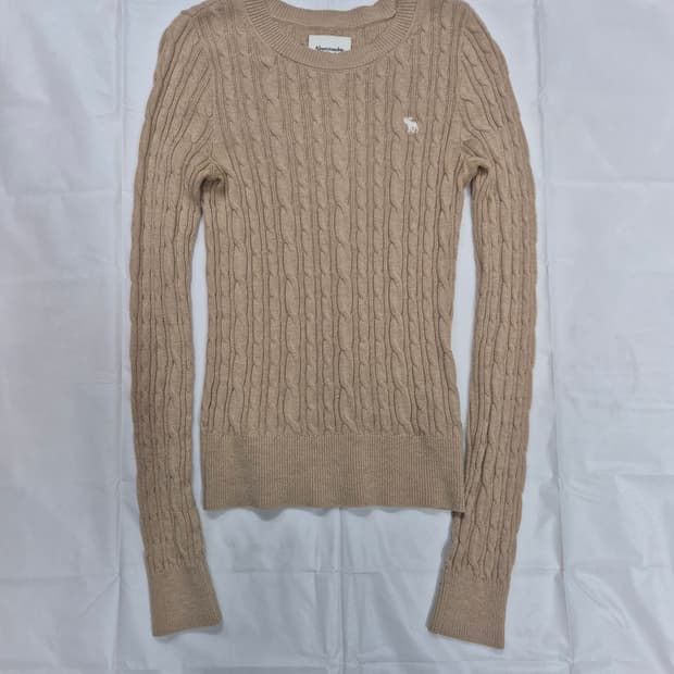 아베크롬비 꽈배기니트 