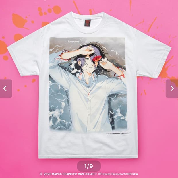 레제 CHAINSAW MAN PRINT TEE 체인소맨 티셔츠