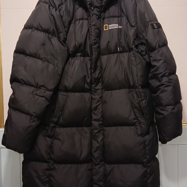내셔널지오그래픽 정품 남성 롱패딩 XL 사이즈