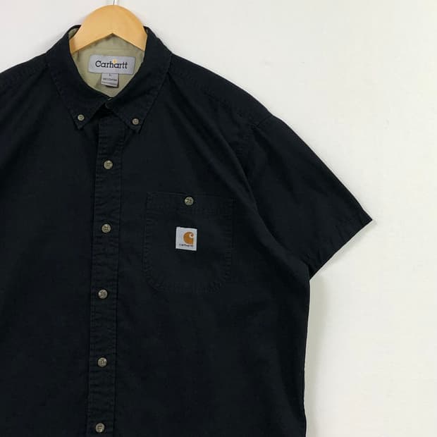 105 칼하트 블랙 워크 셔츠