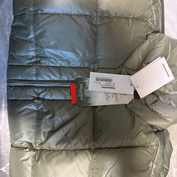 M사이즈 디스이즈네버댓 퍼텍스 라이트 다운 다켓 다크세이지