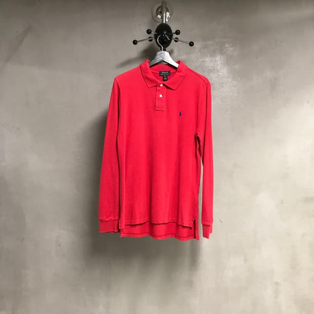 폴로 랄프로렌 PK 긴팔 카라티 레드 XL(W)