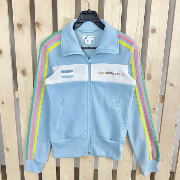 (XS) 아디다스 부에노스 아이레스 스카이블루 트랙탑 져지