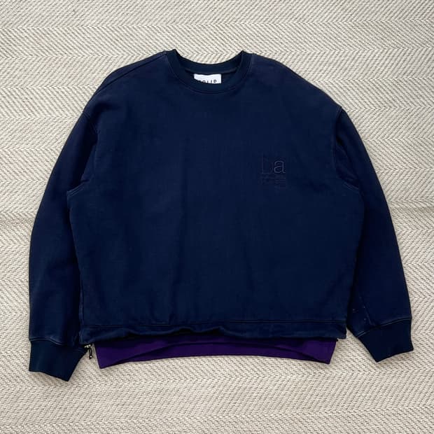 솔리드옴므 레이어드 스웻셔츠 r2288