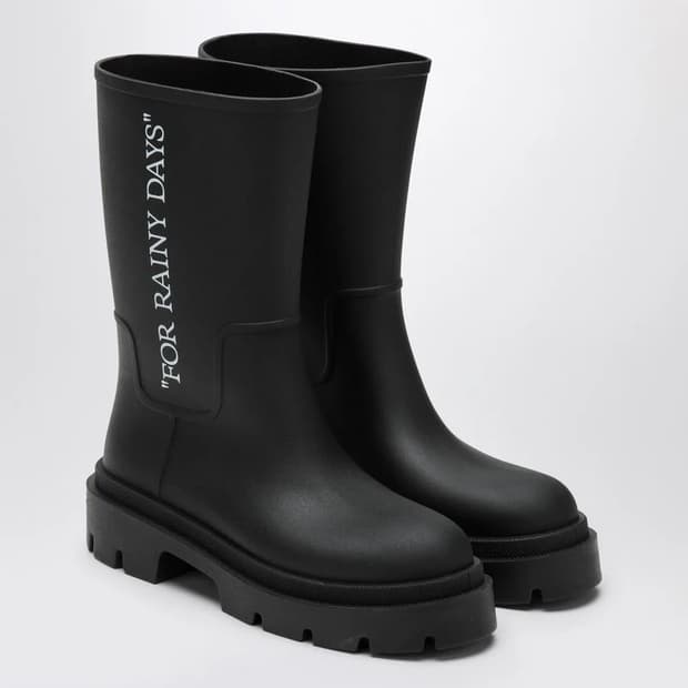 off white “for rainy days” boots 레인부츠 44
