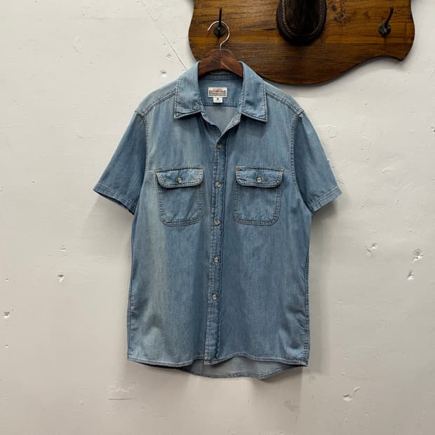 Edwin DUNGAREES Denim Short Sleeve Shirt