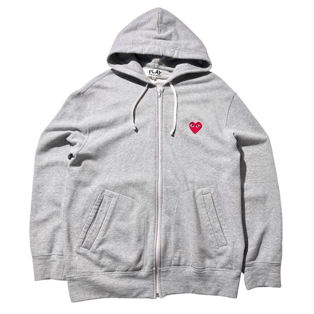 꼼데가르송 플레이 하트와펜 후드집업