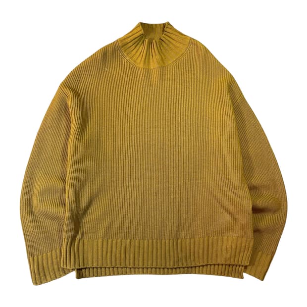 솔리드옴므 베이직 하이넥 니트 