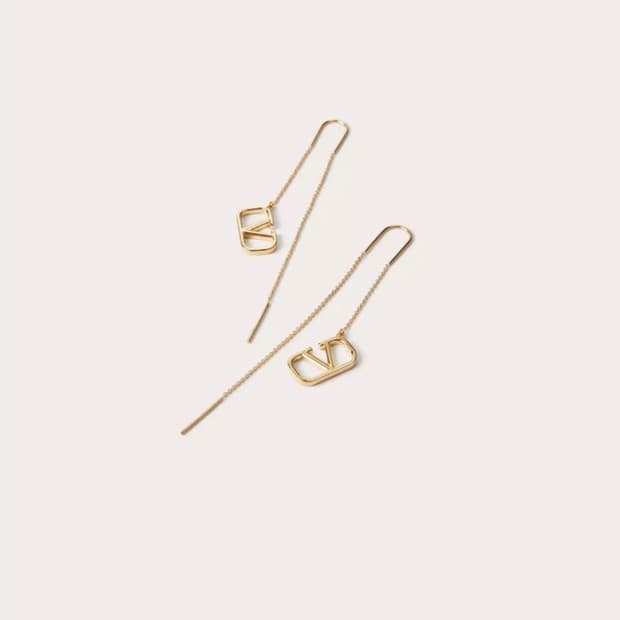 발렌티노 브이로고 시그니처 드롭 귀걸이