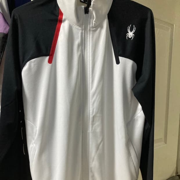 스파이더 집업 L 정품