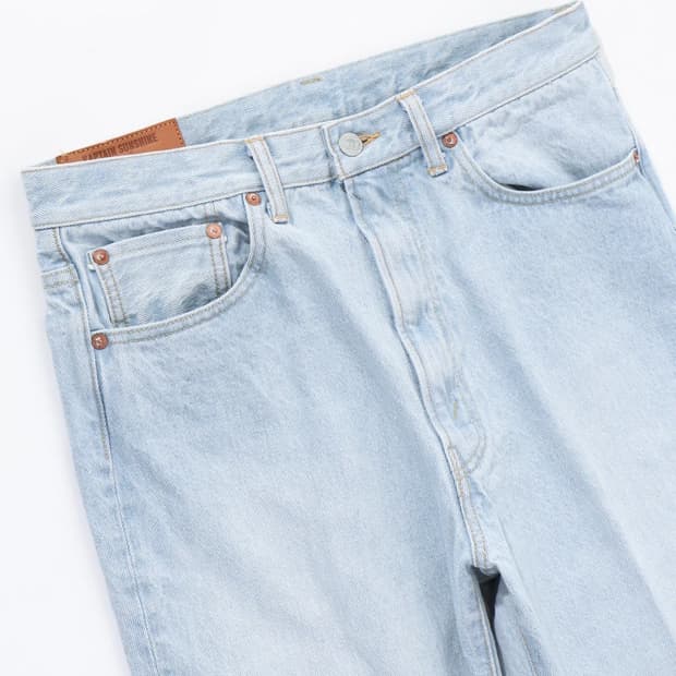 캡틴선샤인 25SS 스케이트 슈컷 데님 인디고 아이스 워시 30사이즈