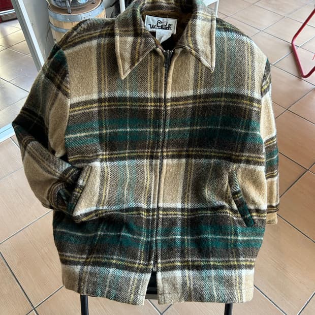 70‘s 울리치 체크 울파일자켓