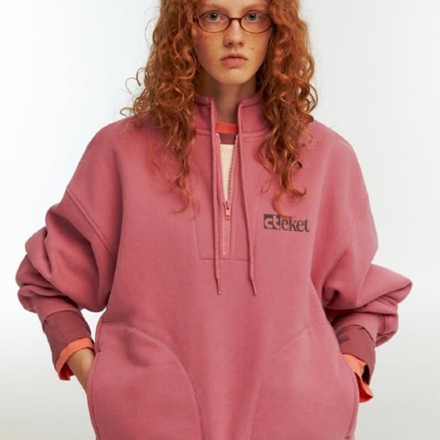Teket Plan Half ZipUp Sweatshirt 사쿠야 맨투맨