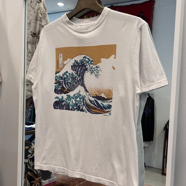Japan Shine 빈티지 프린팅 반팔 티셔츠