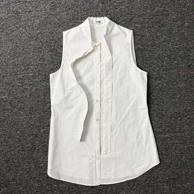 MOSCHINO 모스키노 슬리브리스 블라우스