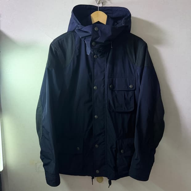 버버리 브릿 네이비 디테일 후드점퍼 L (슬림105)