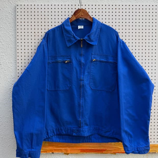 (DEADSTOCK)70s CYCLIST 데드스탁 프렌치워크자켓