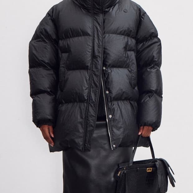 렉토 샤이닝 퀄팅 구스다운 패딩